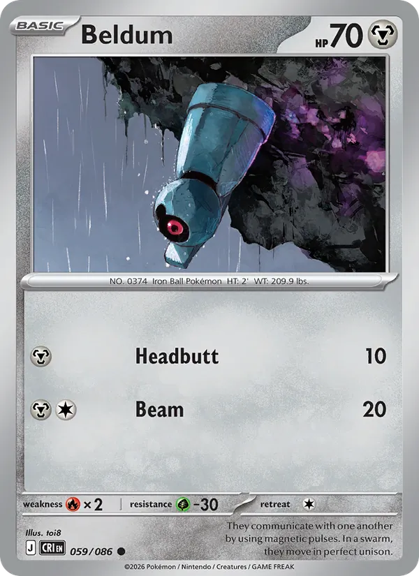 Beldum 059/86 Chaos Rising