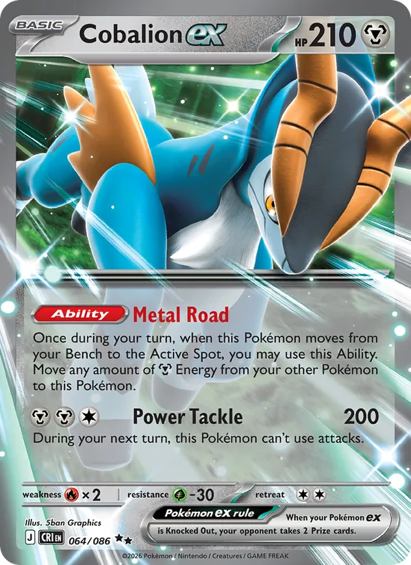 Cobalion ex 064/86 Chaos Rising