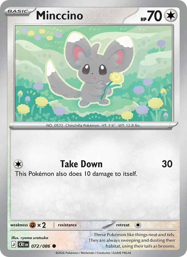 Minccino 072/86 Chaos Rising