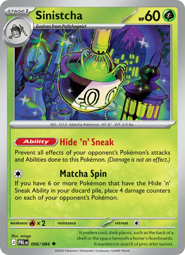 Sinistcha 006/84 Pitch Black