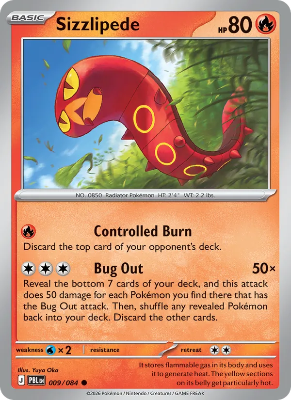 Sizzlipede 009/84 Pitch Black