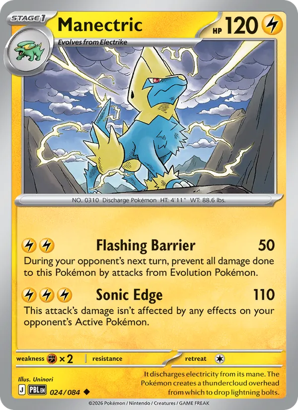 Manectric 024/84 Pitch Black