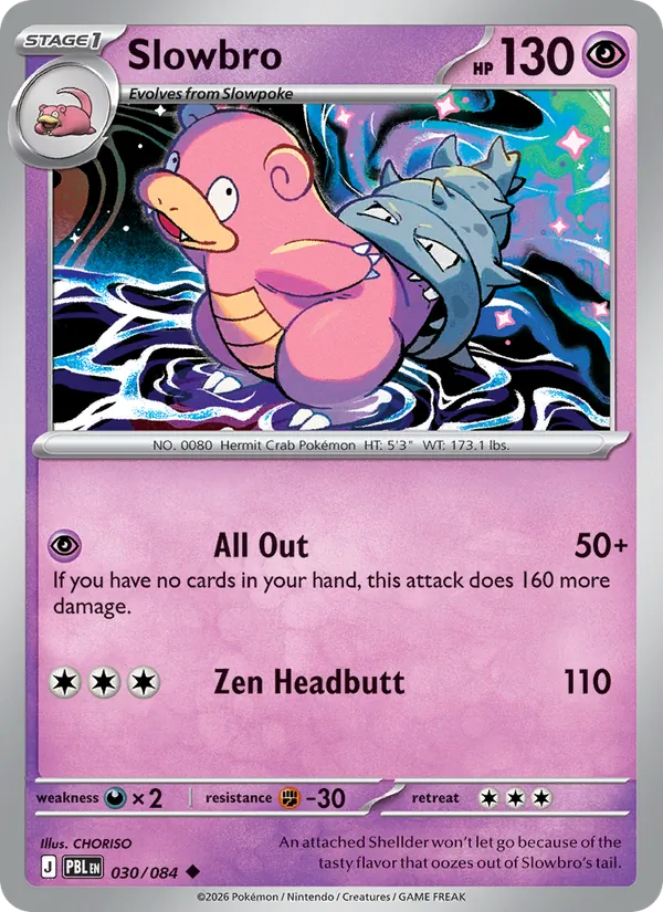 Slowbro 030/84 Pitch Black