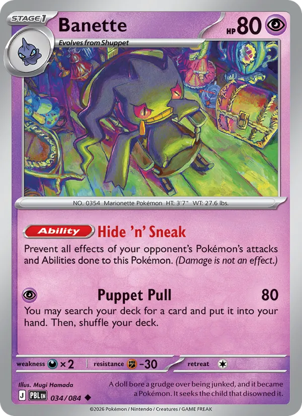 Banette 034/84 Pitch Black