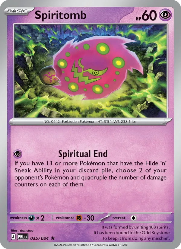 Spiritomb 035/84 Pitch Black