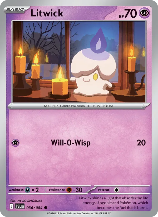 Litwick 036/84 Pitch Black