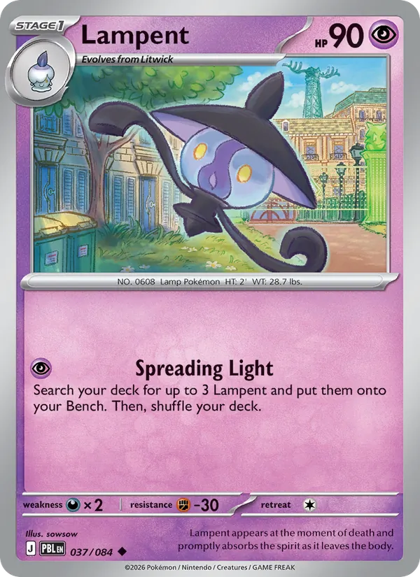 Lampent 037/84 Pitch Black