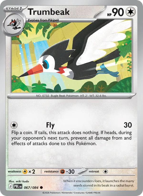 Trumbeak 067/84 Pitch Black