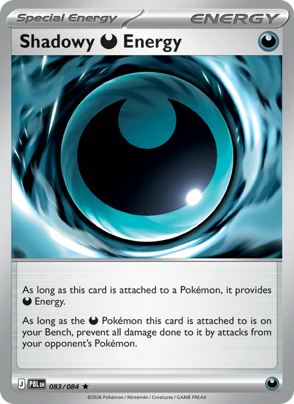 Shadowy Darkness Energy 083/84 Pitch Black