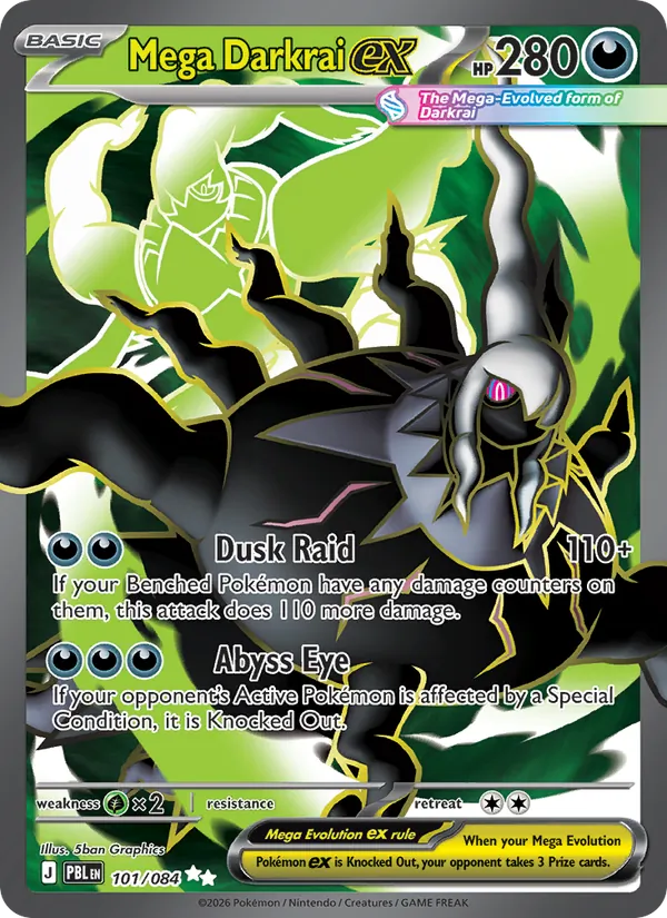 Mega Darkrai ex 101/84 Pitch Black