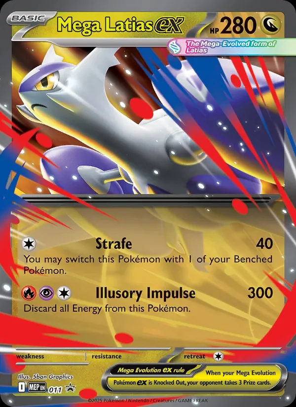 Mega Latias ex 011 MEP Black Star Promos