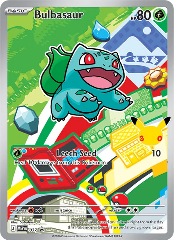 Bulbasaur 037 MEP Black Star Promos