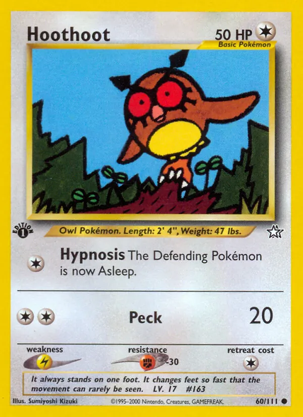 Hoothoot 60/111 Neo Genesis