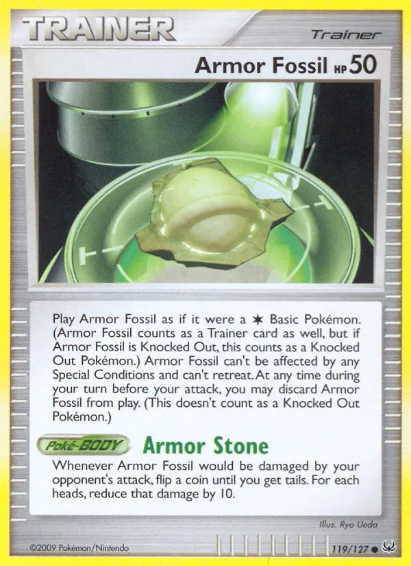 Armor Fossil 119/127 Platinum