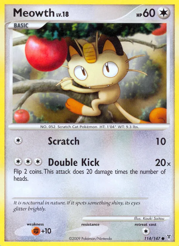 Meowth 114/147 Supreme Victors