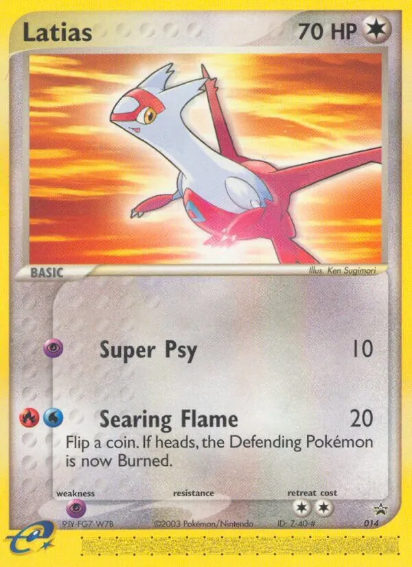 Latias 14/40 Nintendo Black Star Promos