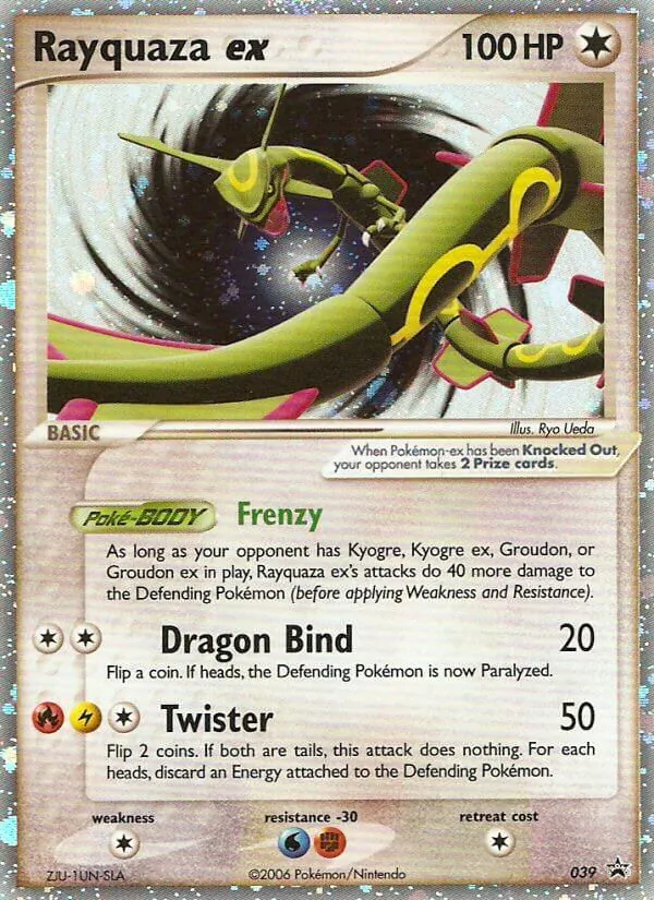 Rayquaza ex 39/40 Nintendo Black Star Promos