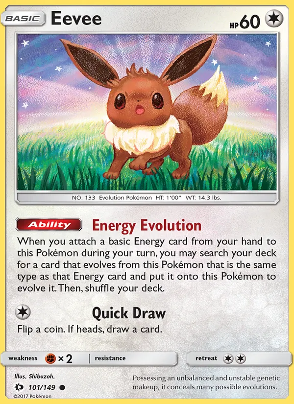 Eevee 101/149 Sun & Moon