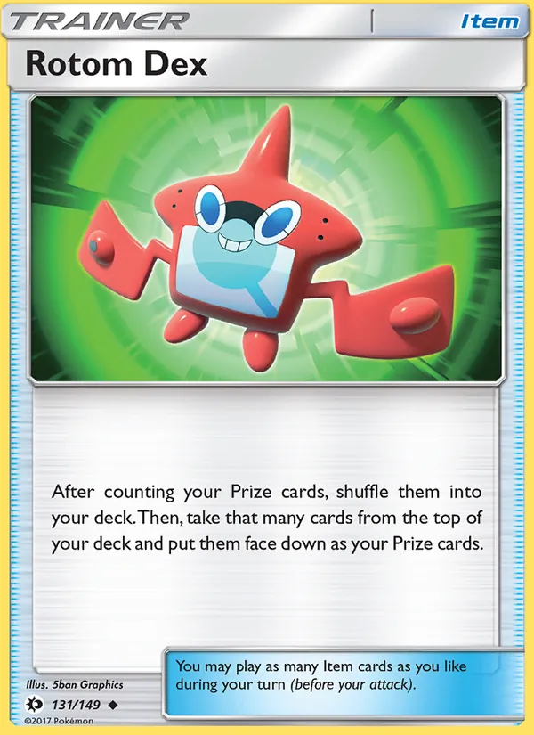 Rotom Dex 131/149 Sun & Moon