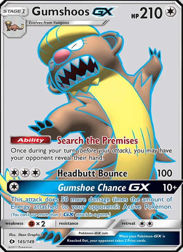 Gumshoos GX 145/149 Sun & Moon