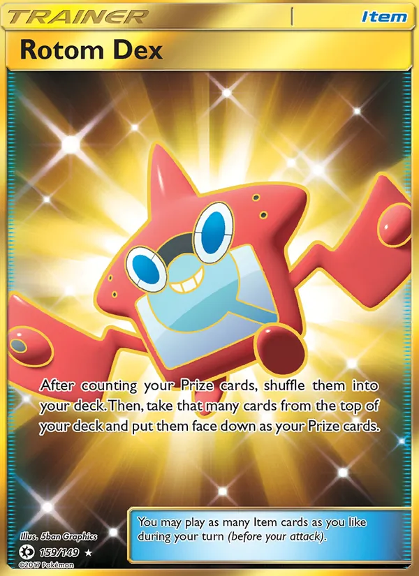 Rotom Dex 159/149 Sun & Moon