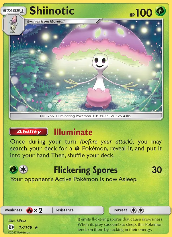 Shiinotic 17/149 Sun & Moon
