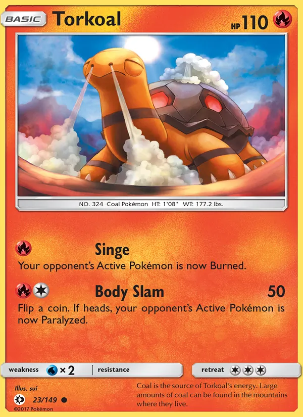Torkoal 23/149 Sun & Moon