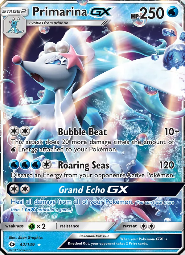 Primarina GX 42/149 Sun & Moon