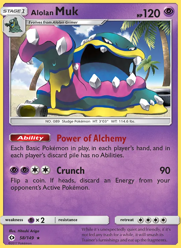 Alolan Muk 58/149 Sun & Moon