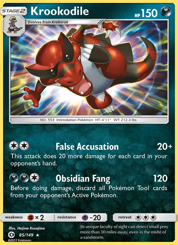 Krookodile 85/149 Sun & Moon