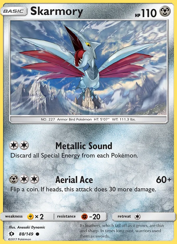 Skarmory 88/149 Sun & Moon
