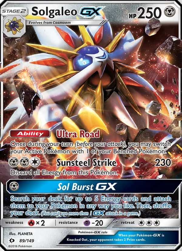 Solgaleo GX 89/149 Sun & Moon