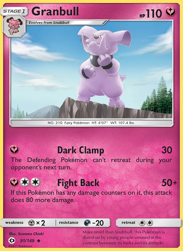 Granbull 91/149 Sun & Moon