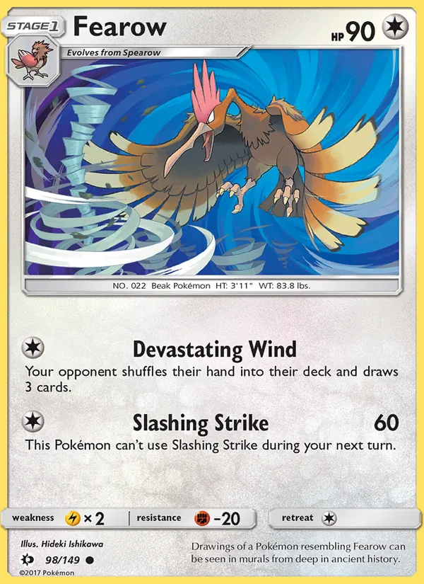 Fearow 98/149 Sun & Moon
