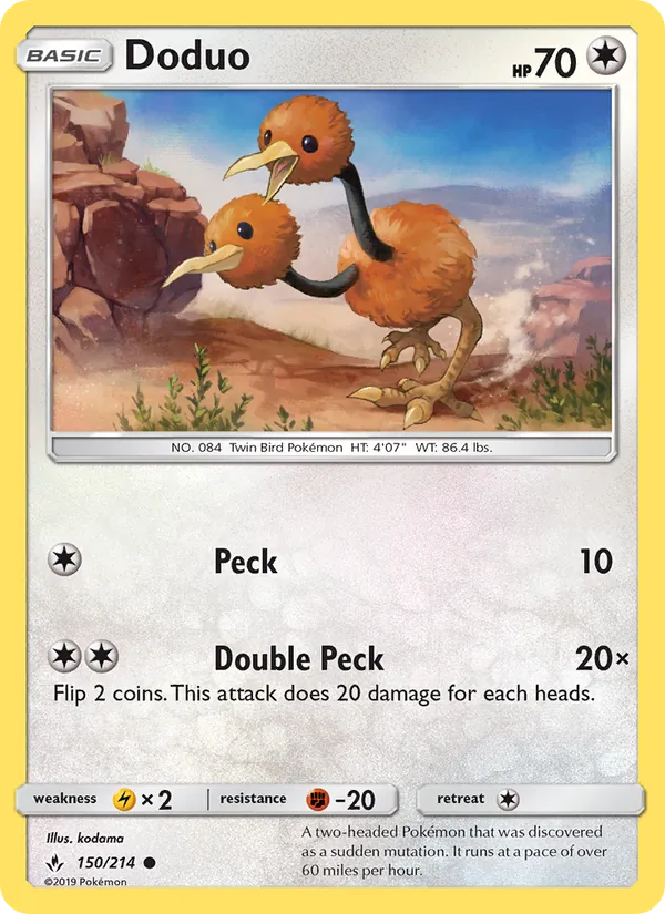 Doduo 150/214 Unbroken Bonds