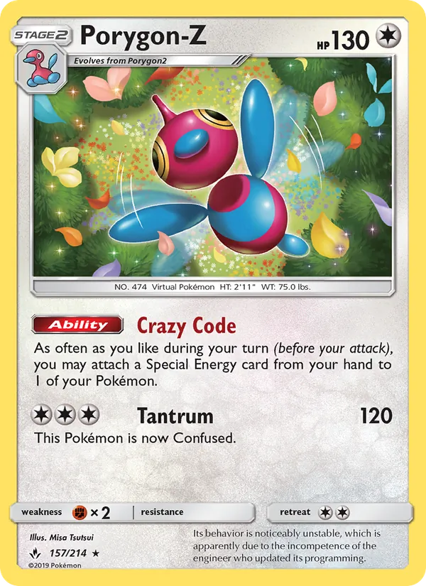 Porygon-Z 157/214 Unbroken Bonds