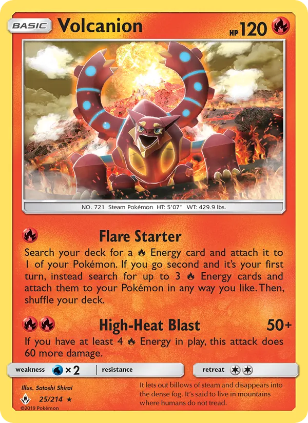 Volcanion 25/214 Unbroken Bonds