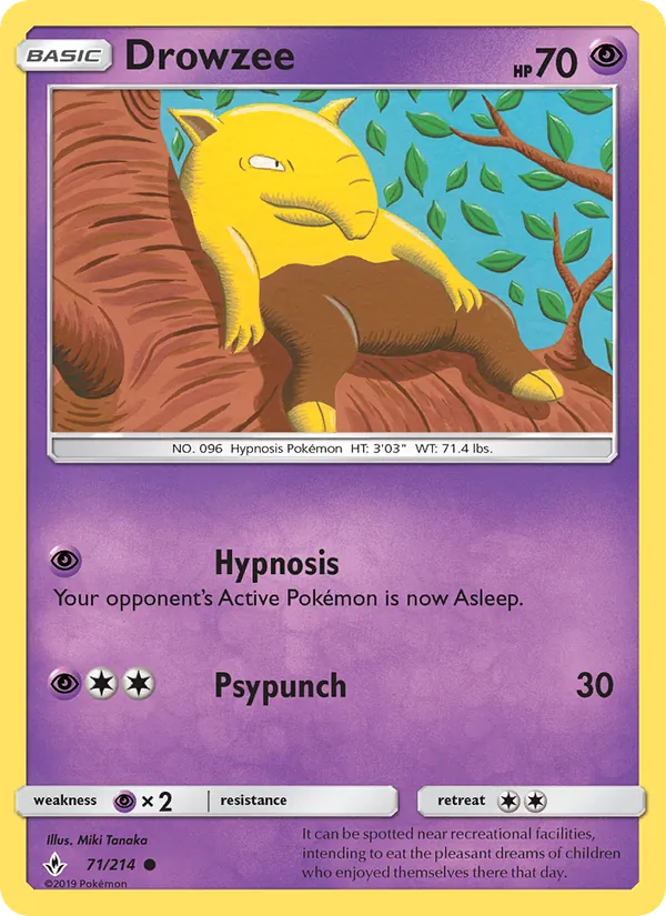 Drowzee 71/214 Unbroken Bonds