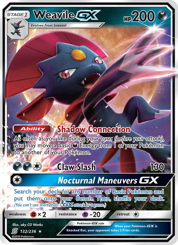 Weavile GX 132/236 Unified Minds