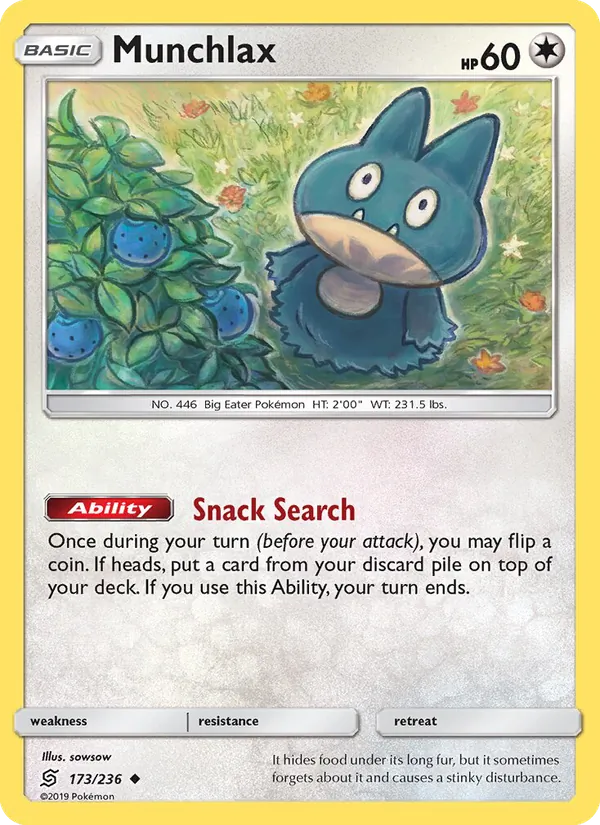 Munchlax 173/236 Unified Minds