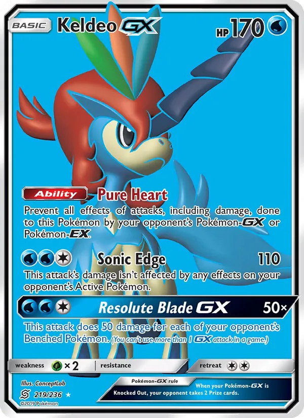 Keldeo GX 219/236 Unified Minds
