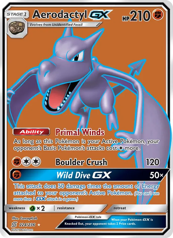 Aerodactyl GX 224/236 Unified Minds