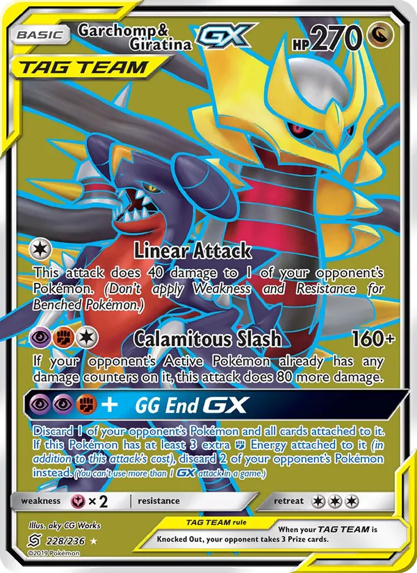 Garchomp & Giratina GX 228/236 Unified Minds