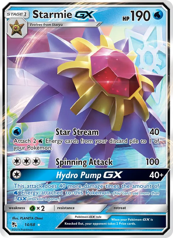 Starmie GX 14/68 Hidden Fates