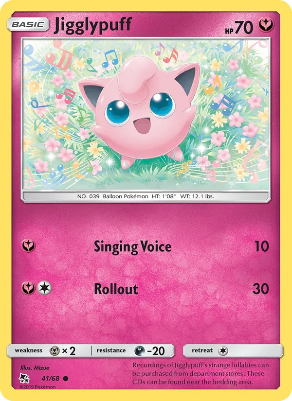 Jigglypuff 41/68 Hidden Fates