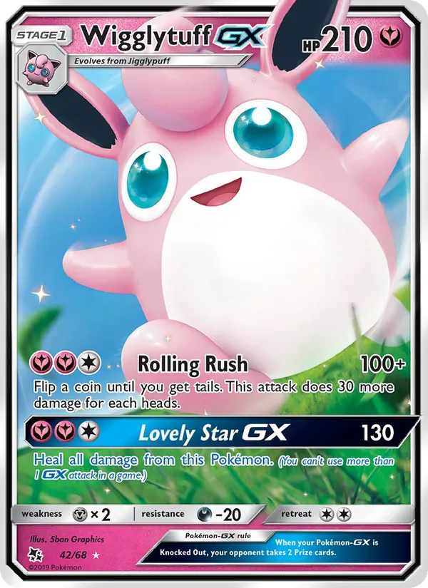 Wigglytuff GX 42/68 Hidden Fates