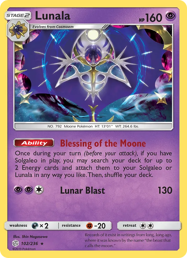 Lunala 102/236 Cosmic Eclipse