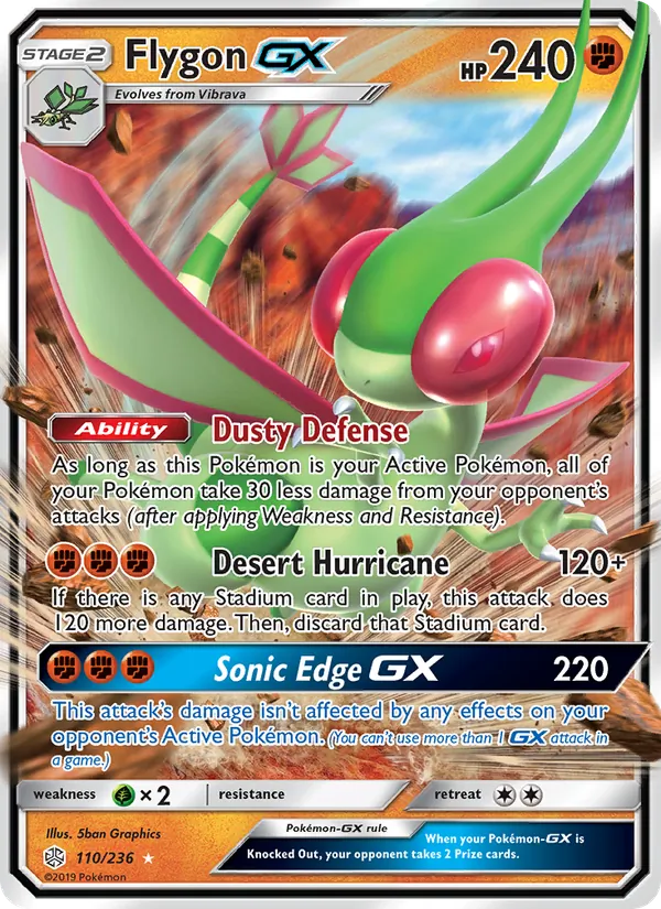 Flygon GX 110/236 Cosmic Eclipse