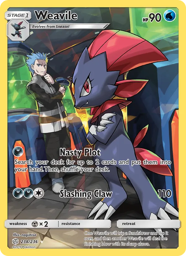 Weavile 238/236 Cosmic Eclipse