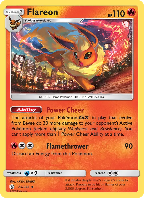 Flareon 25/236 Cosmic Eclipse